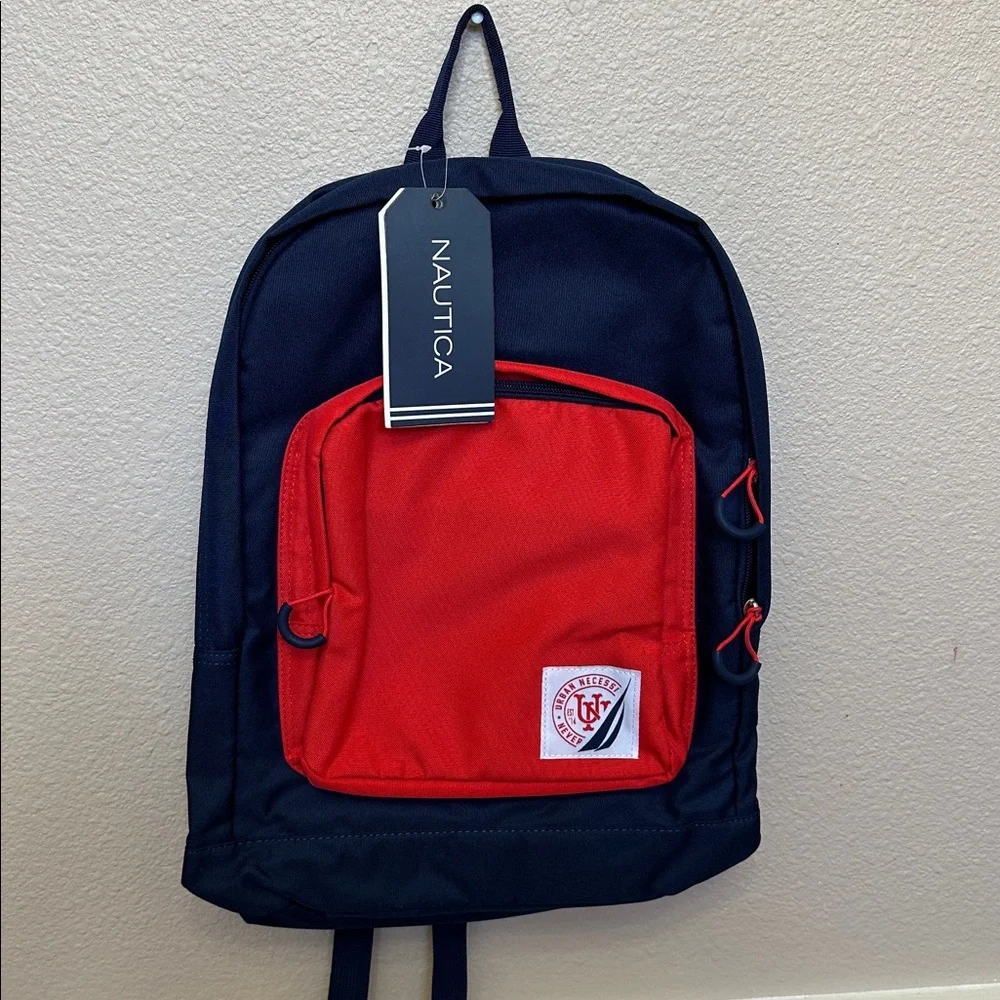 Náutica men’s red/navy Backpack NEW